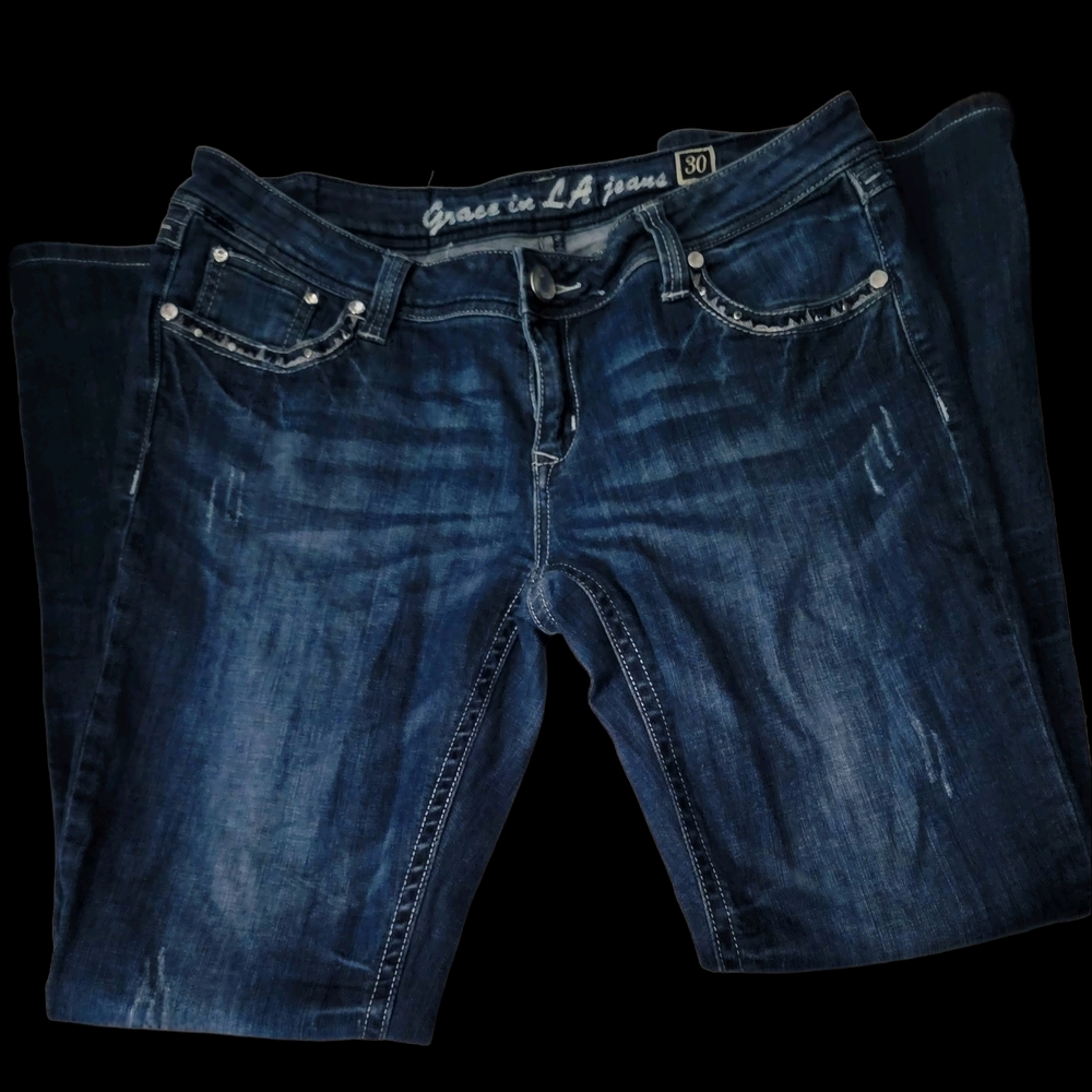 Grace In LA boot Cut Jeans